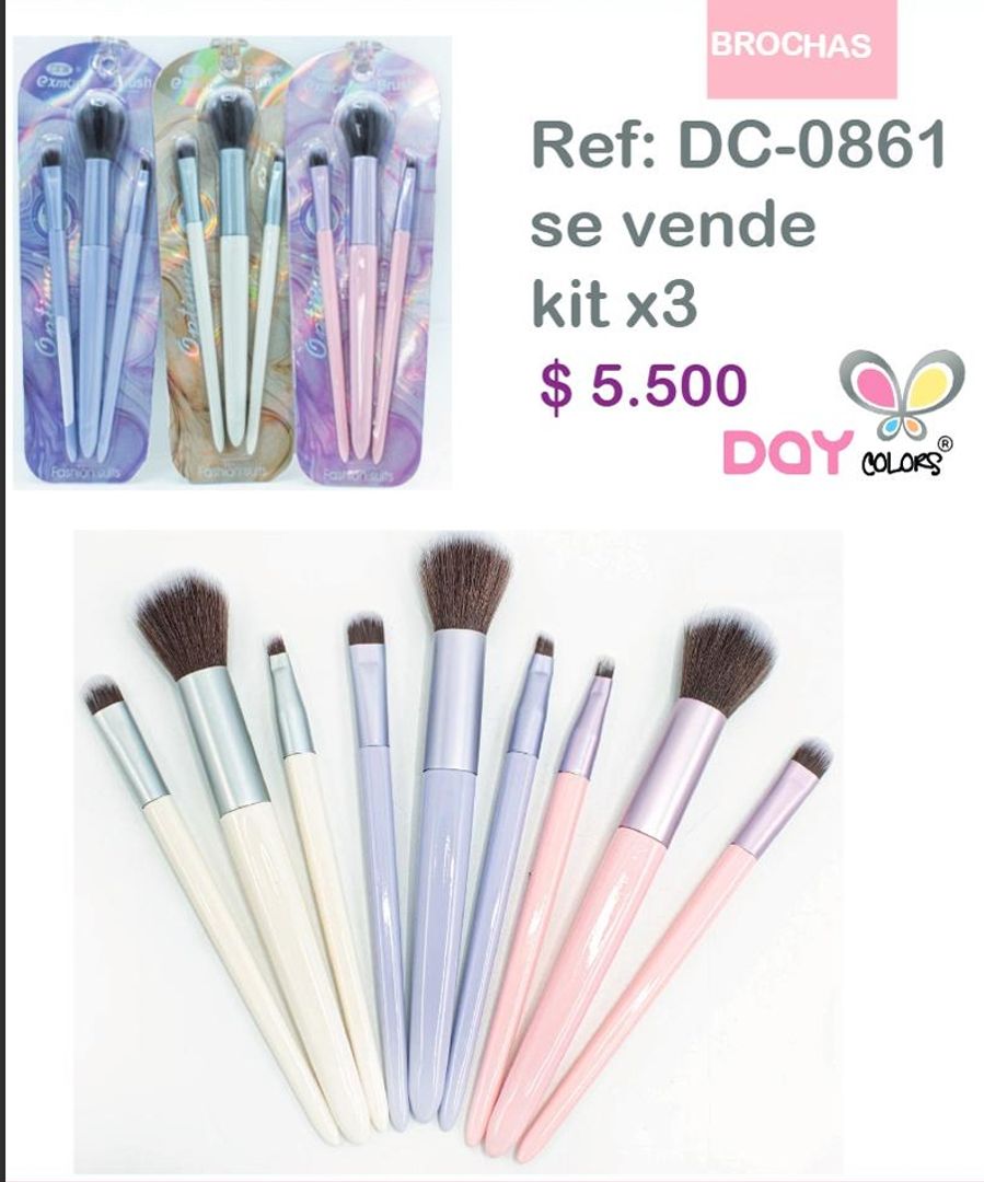 DC-0861 BROCHA KIT X3 UNIDES