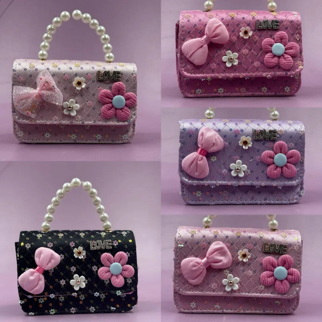 BOLSO MINI DE NIÑA FLORES REF:POP10