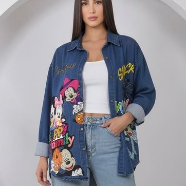 CHAQUETA DENIM MICKEY WICH - imagen 1