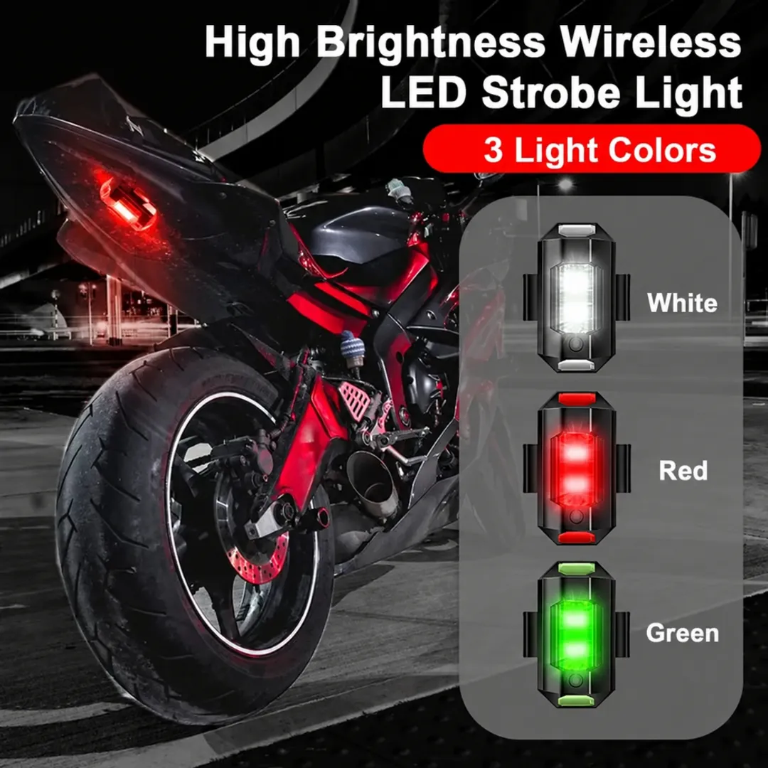 LUZ MINI LED STROBER RECARGABLE MULTIFUNCIONAL