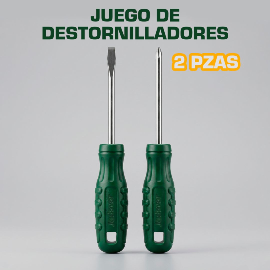 JUEGO DE DESTORNILLADORES 2 PIEZAS  