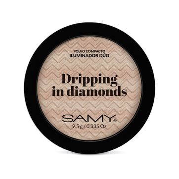 Imagen del producto POLVO COMPACTO ILUMINADOR DRIPPING IN DIAMONDS SAMY