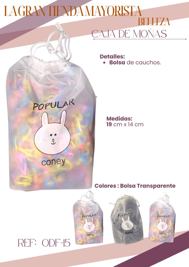 Bolsa de Cauchos Surtidas ODF-15
