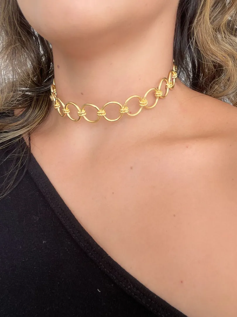 CHOKER DE AROS PEQUEÑOS