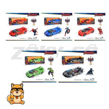 Imagen del producto CARRO DEPORTIVO SUPER HEROES CONTROL REMOTO