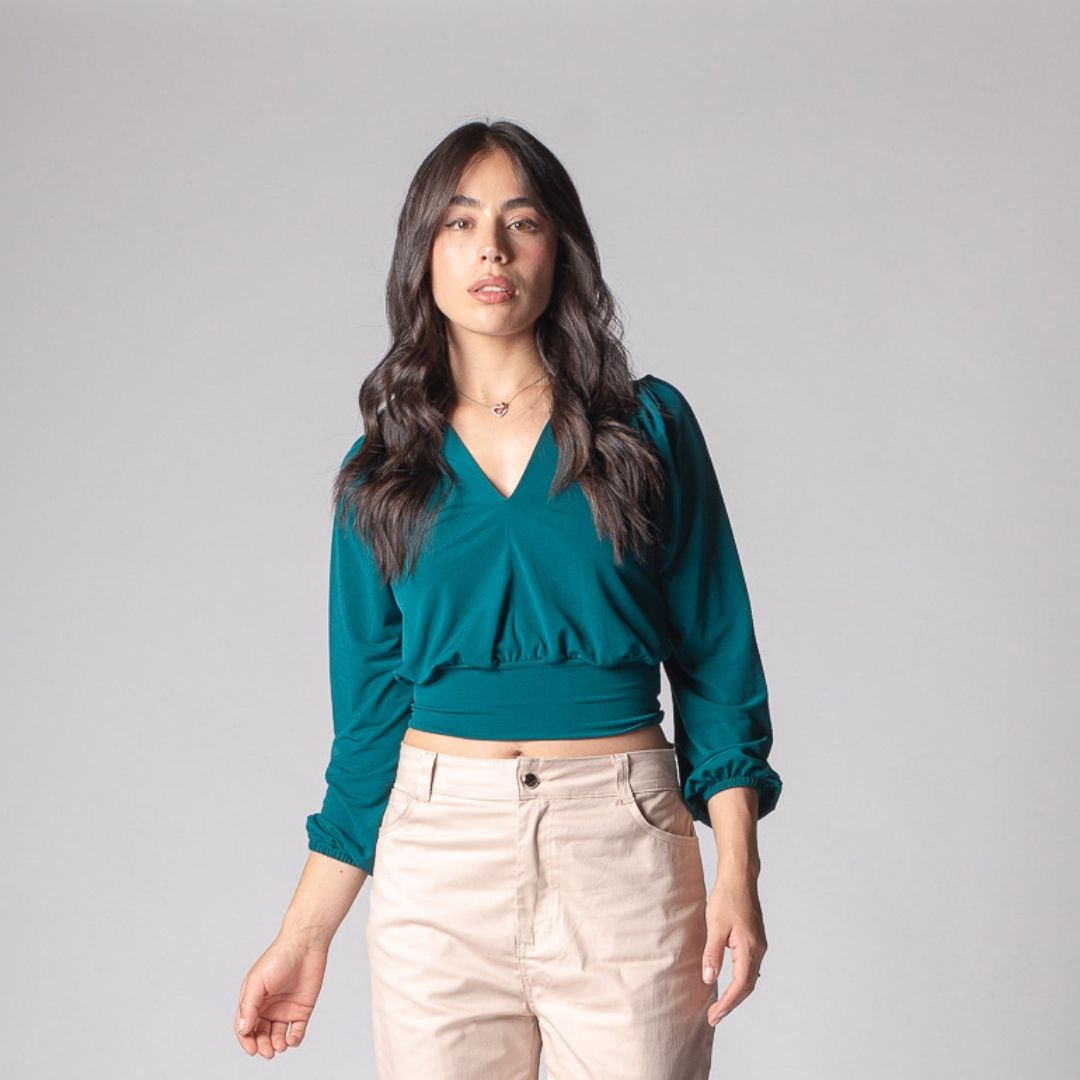 BLUSA MANGA LARGA 