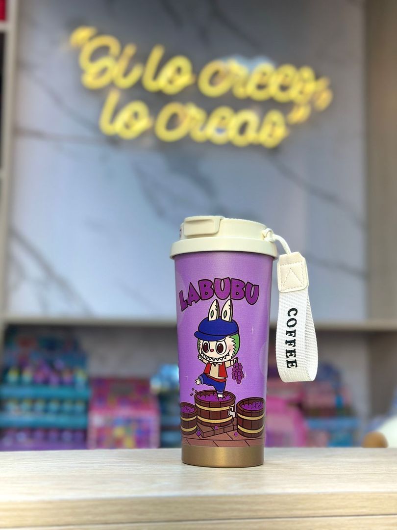 VASO TÉRMICO CAPIBARA Y LABUBU