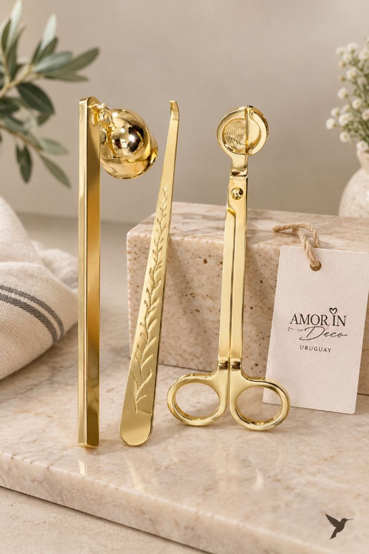 Set para vela / Apagavelas