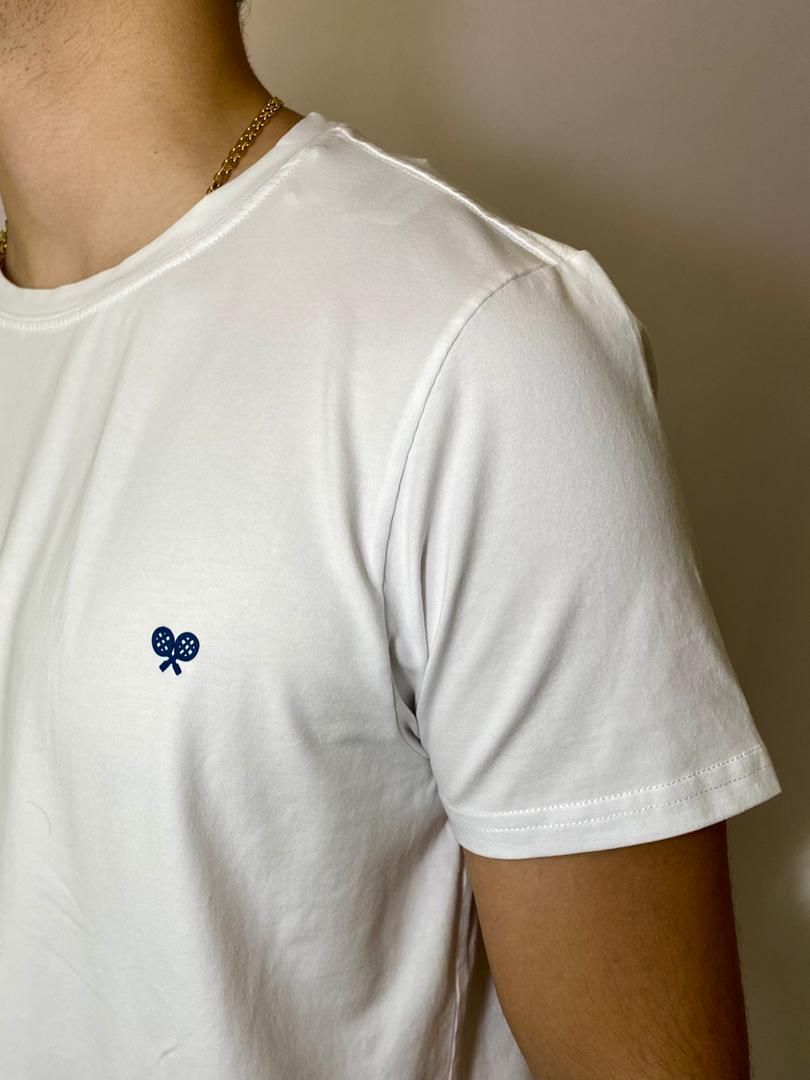 CAMISETA TENNIS ESSENCIALS - BLANCO