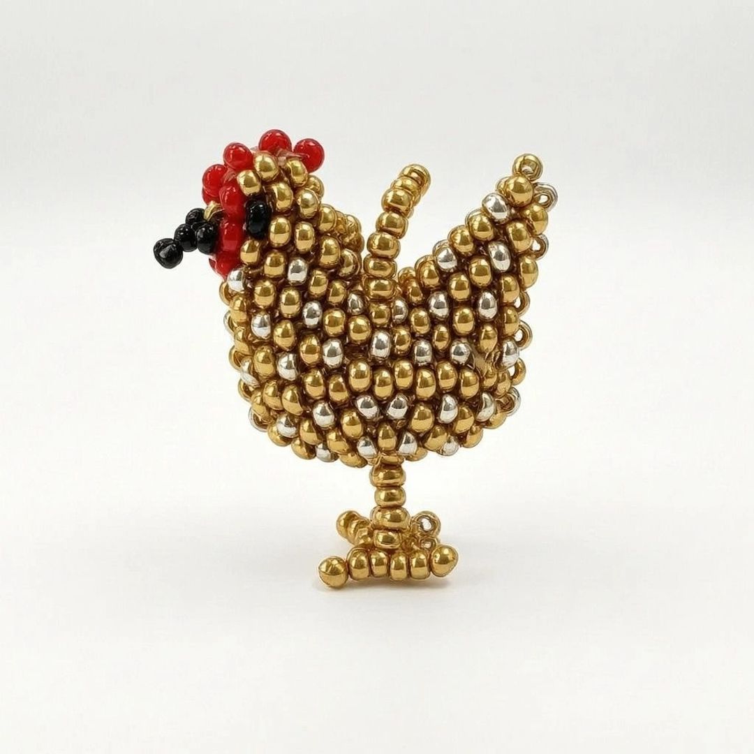 Charm Gallina 3D
