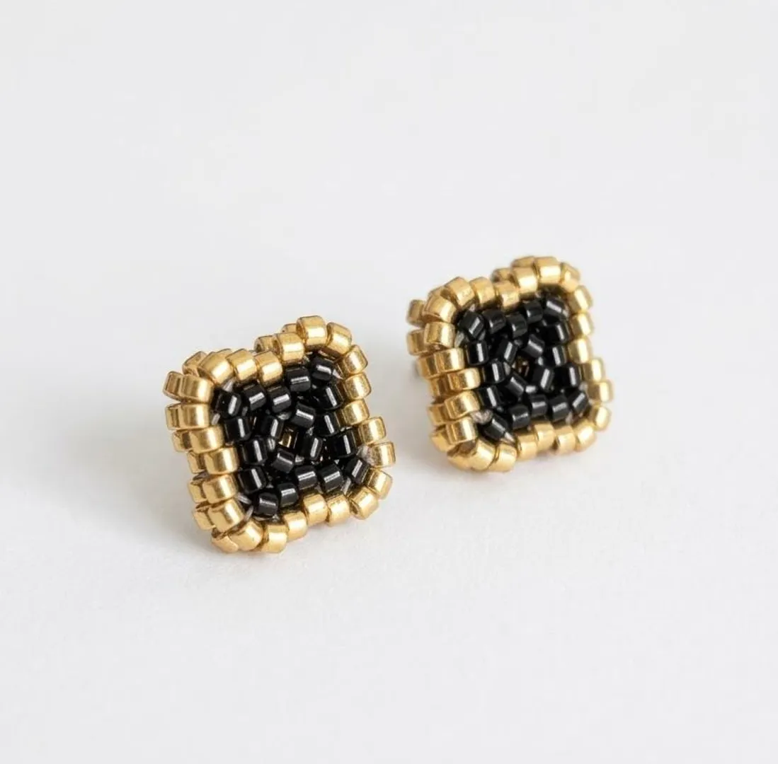 Topo Mini Estrella Doble Miyuki