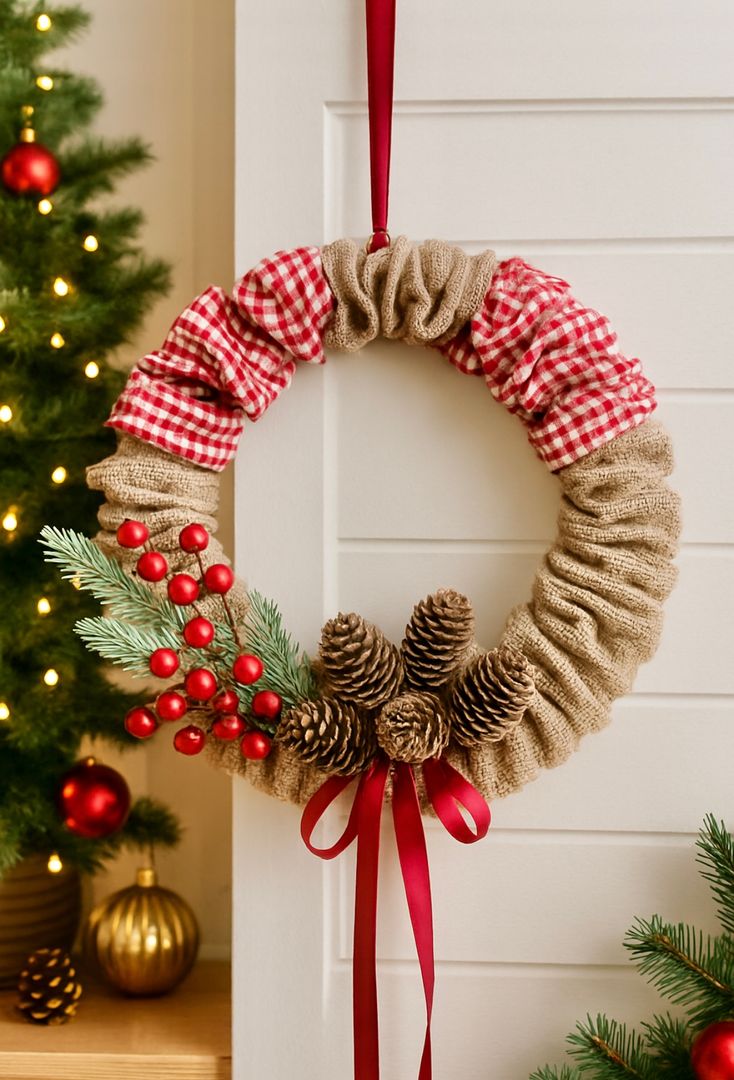 Corona Navideña VENDIDA 