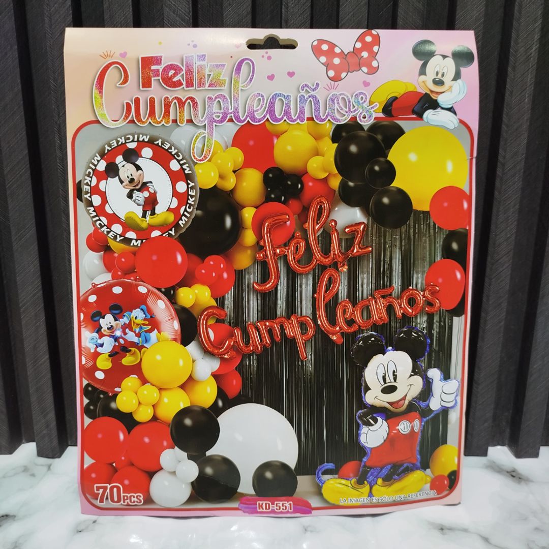 ARCO DE GLOBOS MICKEY