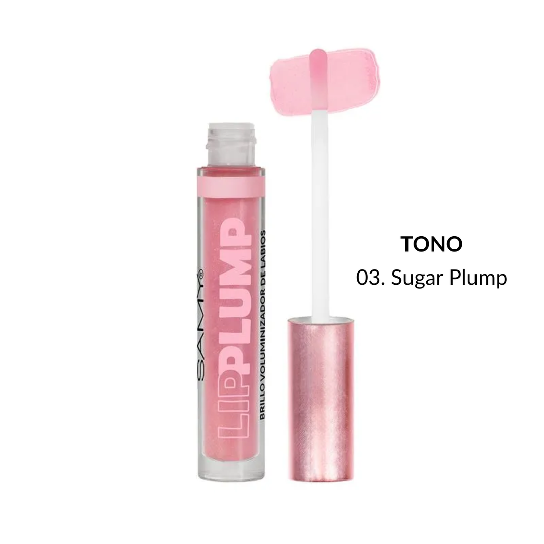 BRILLO VOLUMINIZADOR DE LABIOS SAMY # 01. PINKY PLUMP