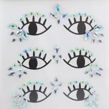 Gemas Ojos Carton x 3 pares - imagen 1