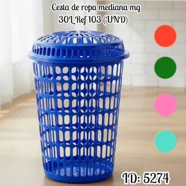 CANASTA DE ROPA GRANDE MG - imagen 1