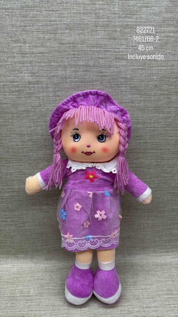 MUÑECA DE TRAPO SURTIDA 45 CM