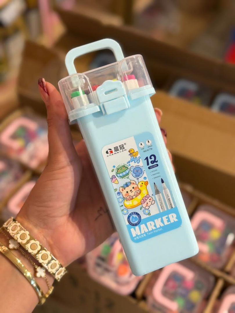 ESTUCHE MARKET X12