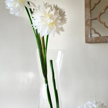 Florero Vidrio Transparente VENDIDO - imagen 1