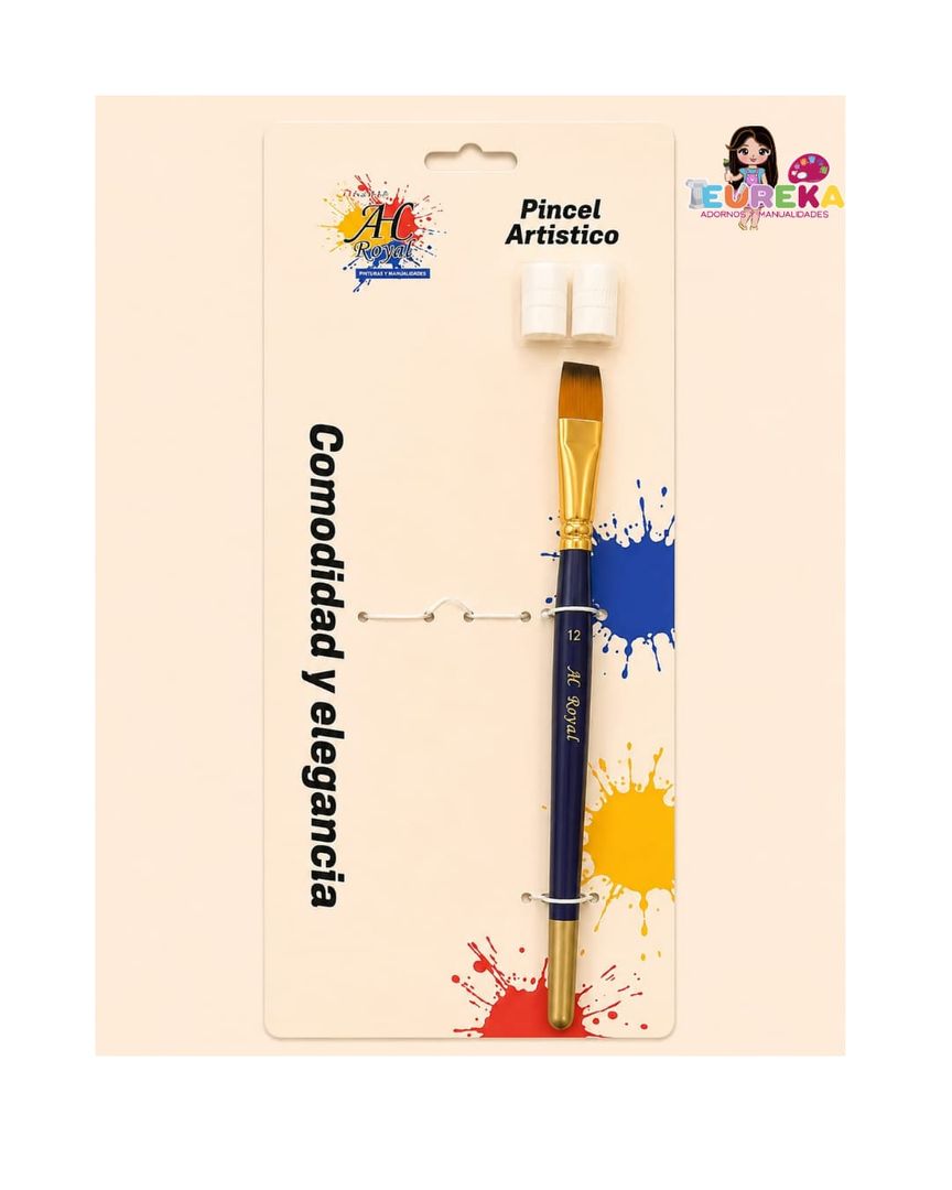 PINCEL AH ROYAL PLANO NO 12 X6 C/U