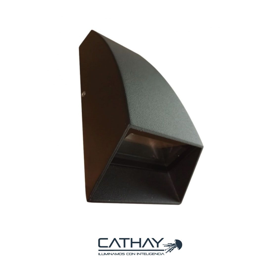 APLIQUE LED DE PARED IRREGULAR NEGRO MATE 