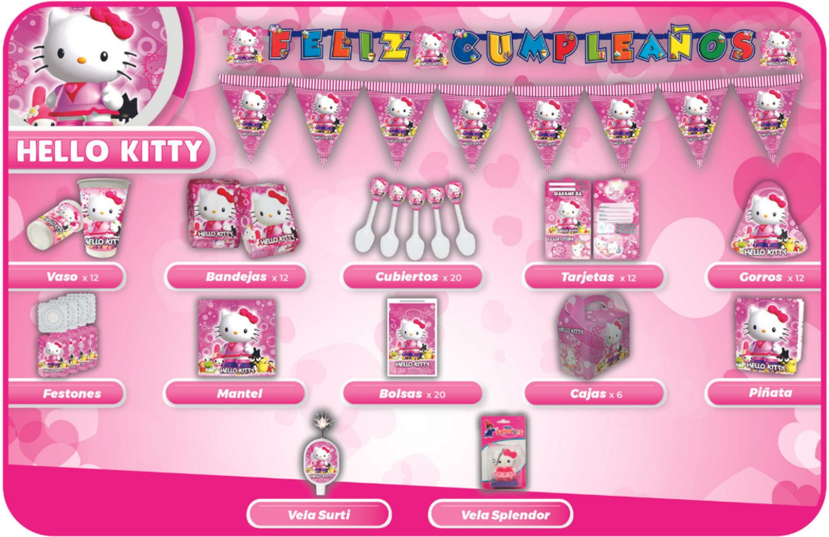 DECORACIÓN HELLO KITTY