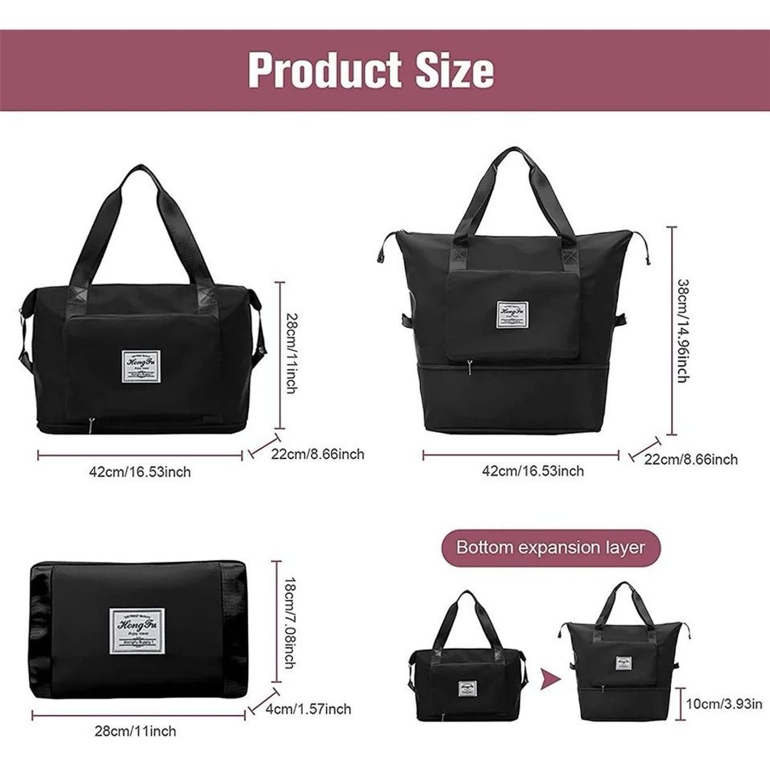 Bolso expandible 3 en 1