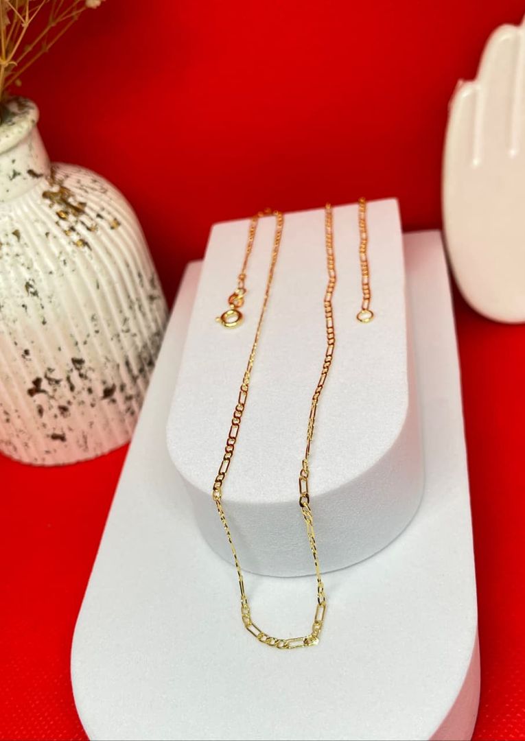 Cadena cartier 3*1 de 45cm plana 2mm