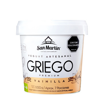 Imagen del producto YOGURT GRIEGO VAINILLA X 1.100 GR SAN MARTIN