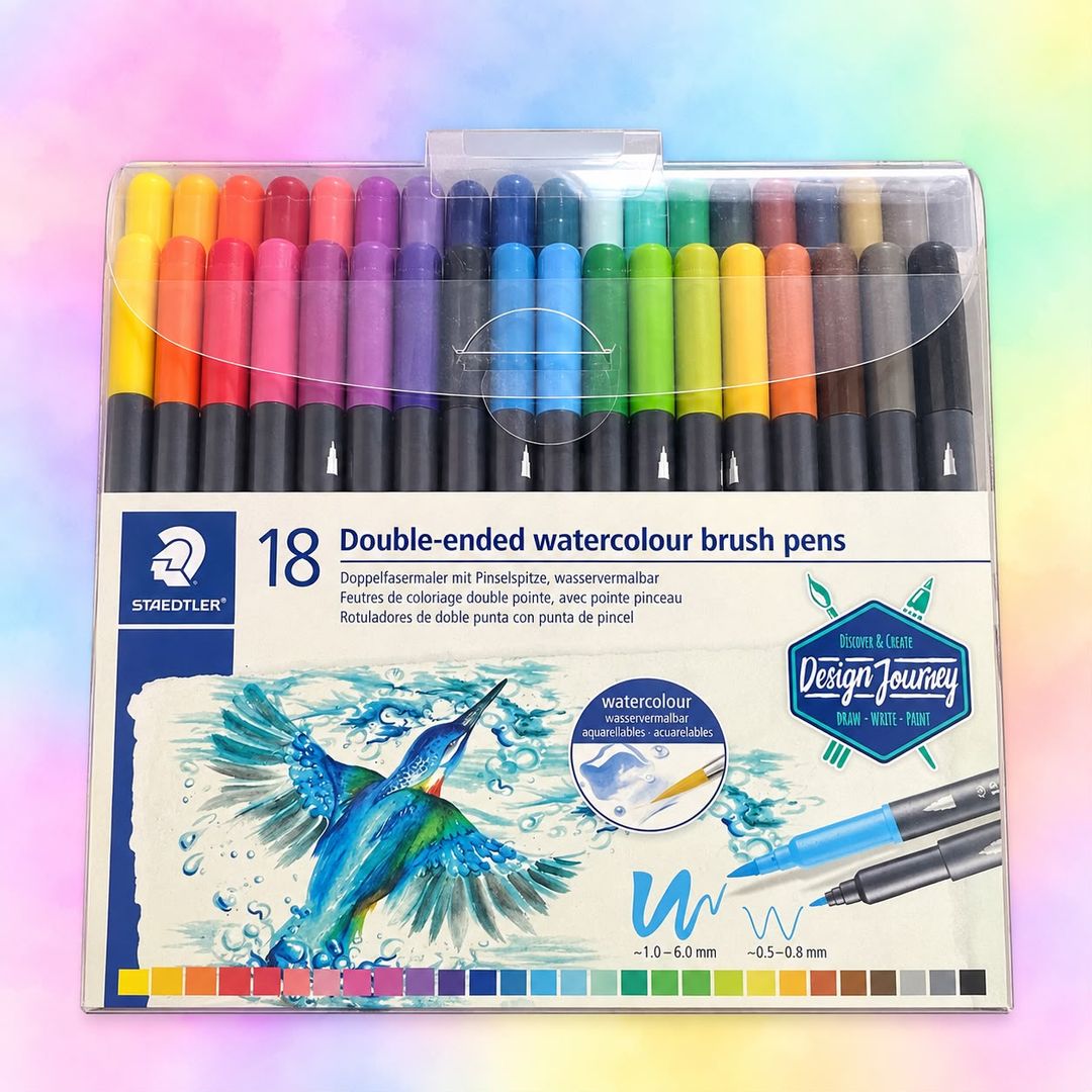 Marcadores Doble punta Staedtler x 18