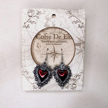 Imagen del producto ARETES CORAZON RESPLANDOR 2
