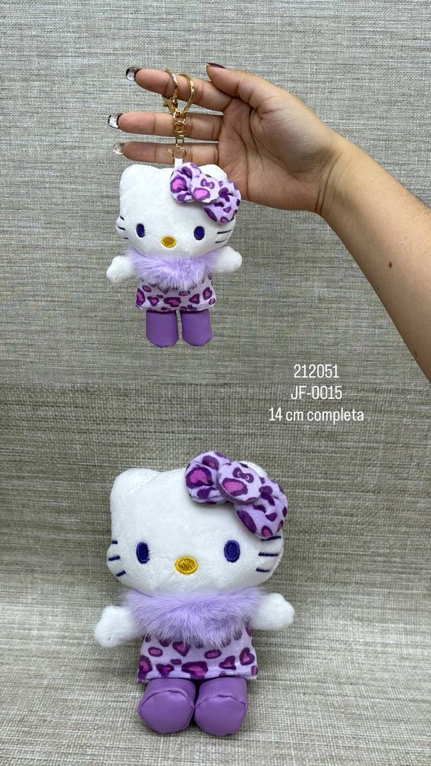 LLAVERO HELLO KITTY CON ESTAMPADO 