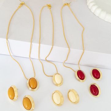 Imagen del producto SET CADENA CON TOPOS 