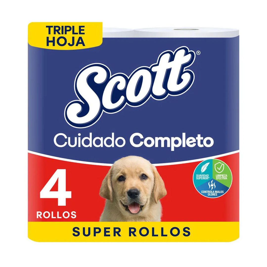 PAPEL SCOTT CUIDADO COMPLETO*4*3H*30MTS