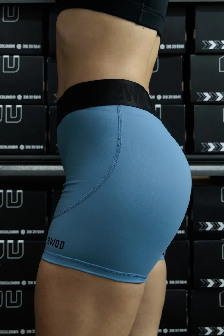 SHORT CLASICO UTF PRO AZUL HIELO