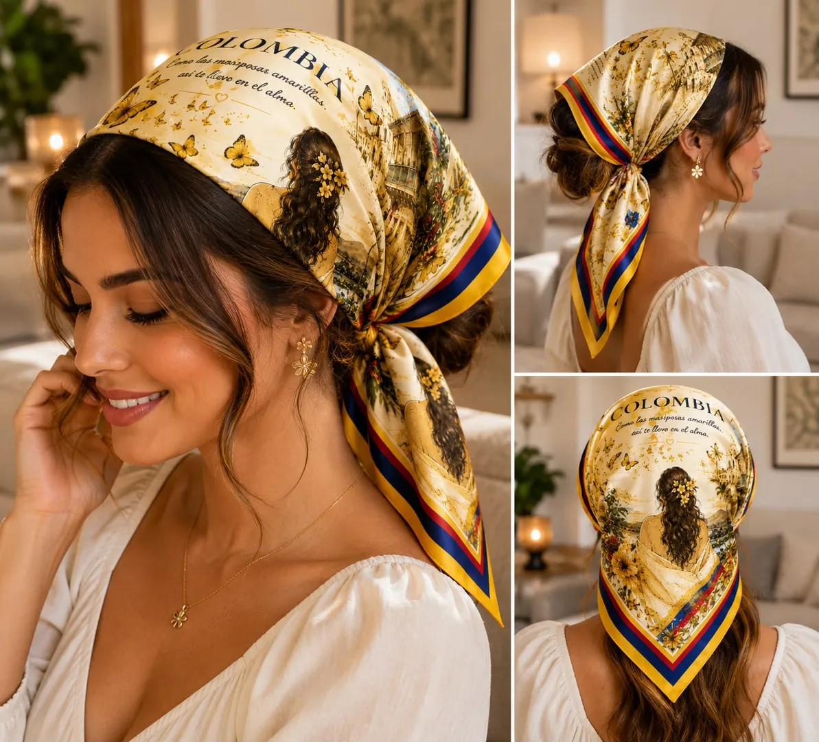 PAÑOLETA PREMIUM 70cmx70cm COLOMBIA DISEÑO 6