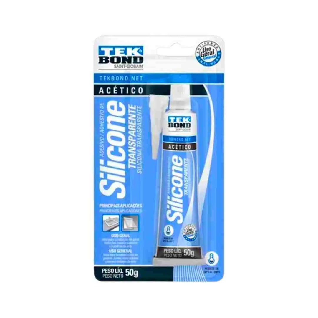 SILICONA TEKBOND TRANSPARENTE 50GRS