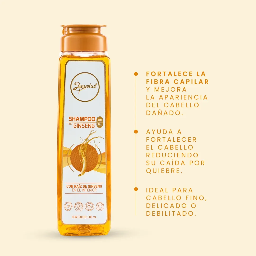 Shampoo con ginseng 