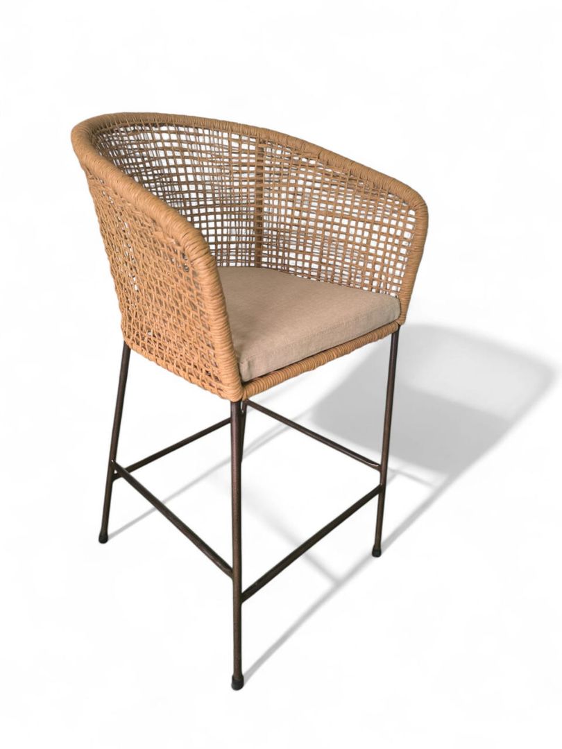 SILLA CÚBICA TEJIDO NATURAL 