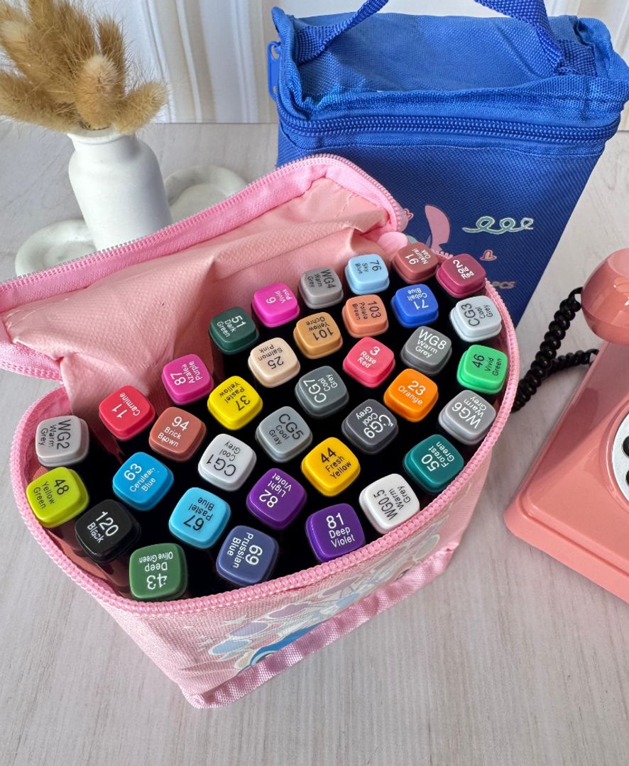 Maleta marcadores x36 Stitch 
