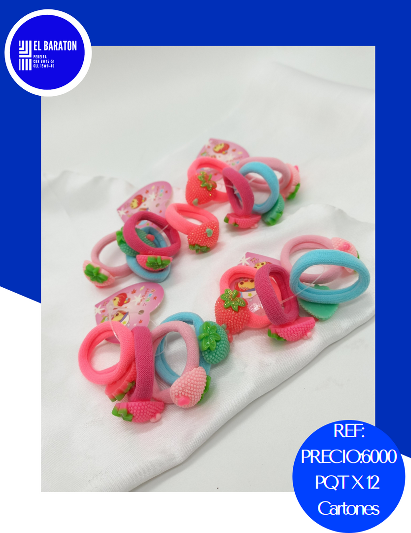 Paquete de resoretes para bebe 