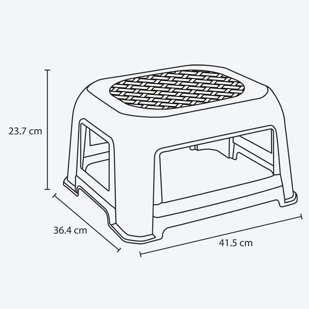  Piso Alzador Blanco 23.7cm Alto - Rimax