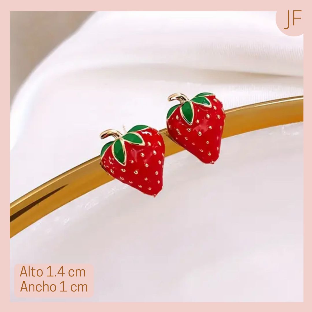 Topitos Fresas Rama Verde 