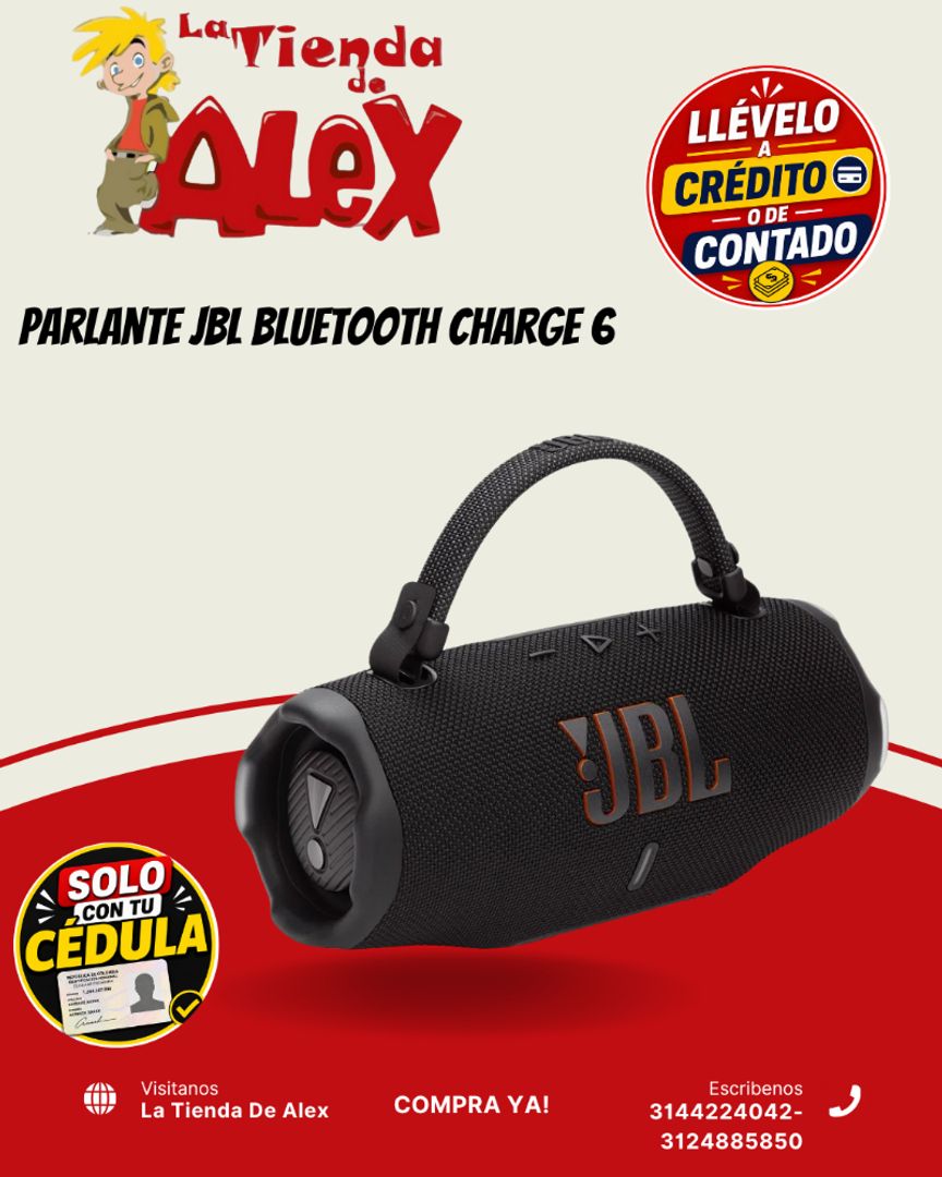 Parlante JBL Bluetooth Charge 6