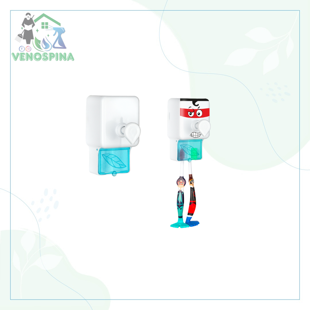 DISPENSADOR DENTAL KIDS X 2 CEPILLOS