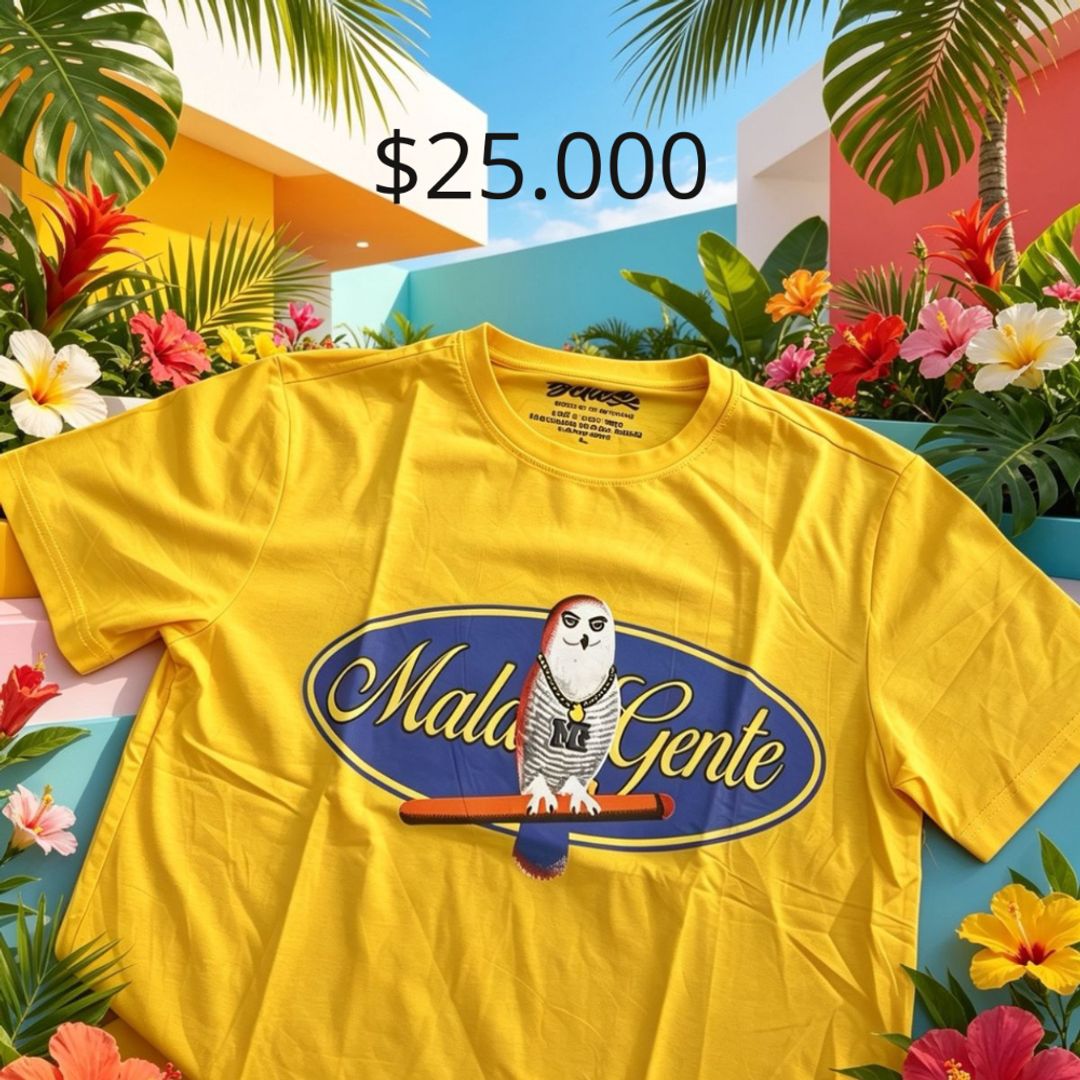 Camiseta hombre Mala gente Talla L