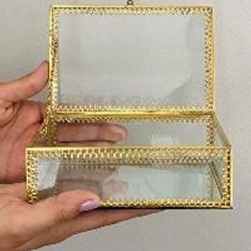 Imagen del producto Cajitas de regalo doradas.