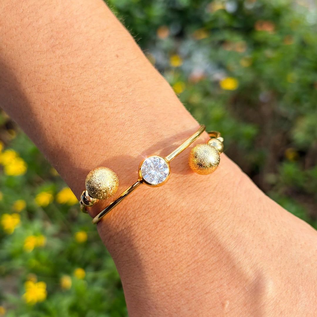 Brazalete balls escarchadas