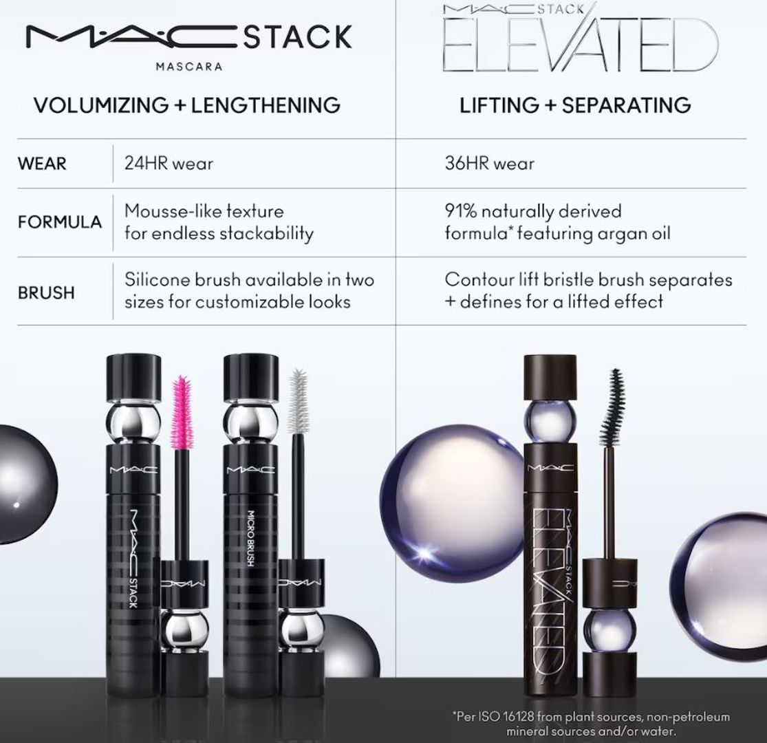 MAC MASCARA DE PESTAÑAS ELEVATED M·A·CStack