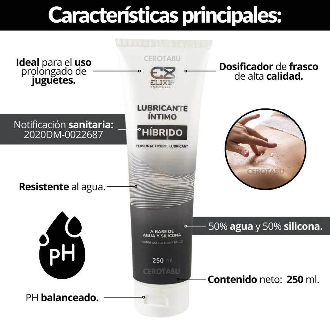 LUB SILICONADO HIBRIDO ELIXIR 